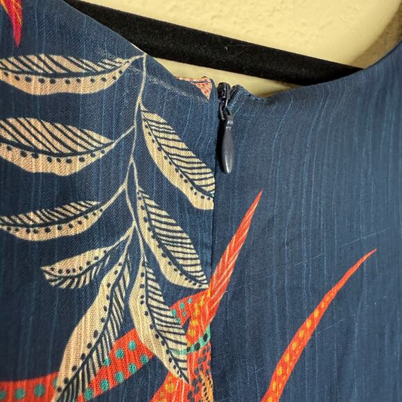 Standards & Practices Dress Womens 3X Tropical Chiffon Floral Boho Flattering - Picture 12 of 16